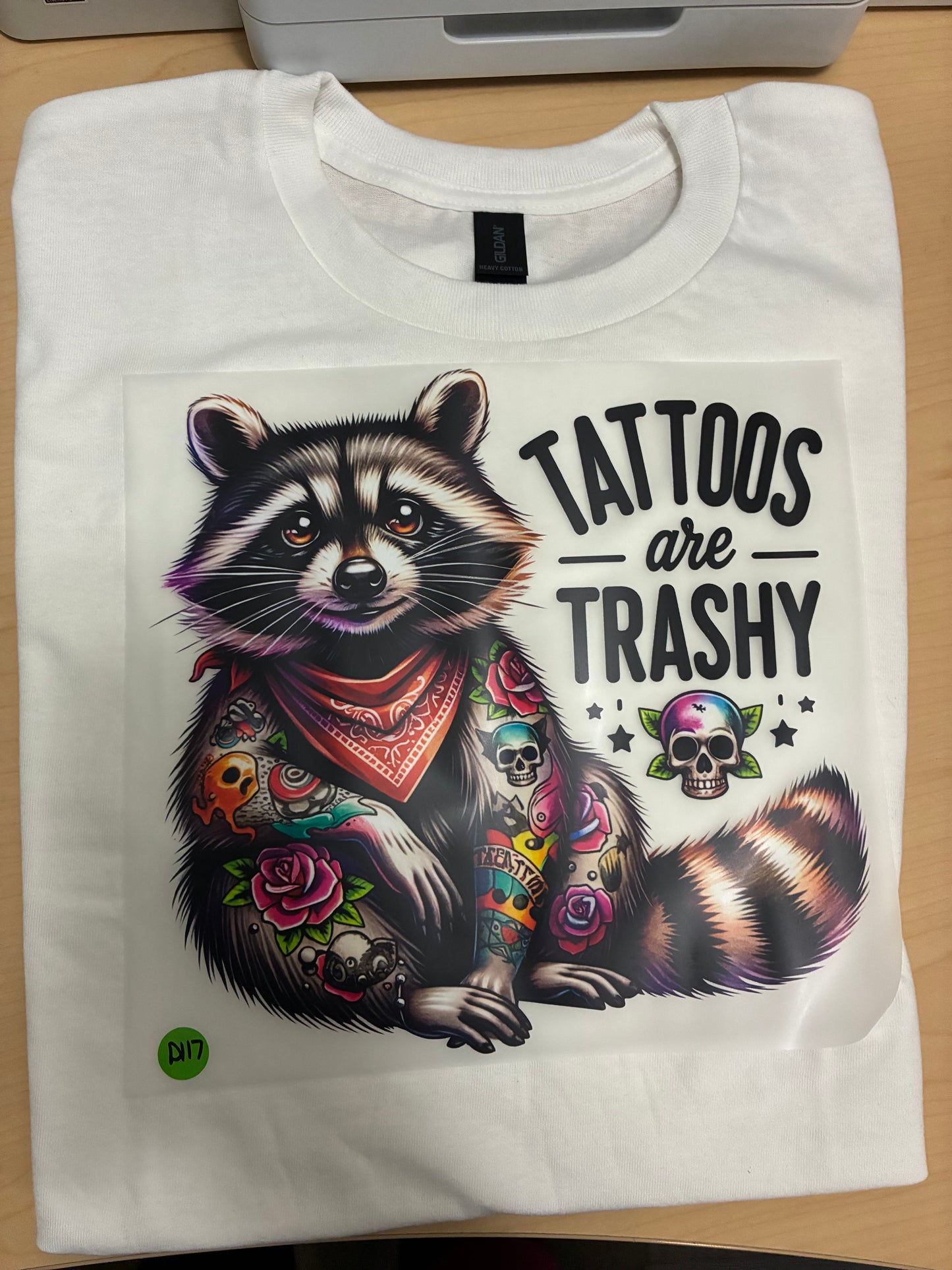 Tatoos are Trashy- T-shirt D117