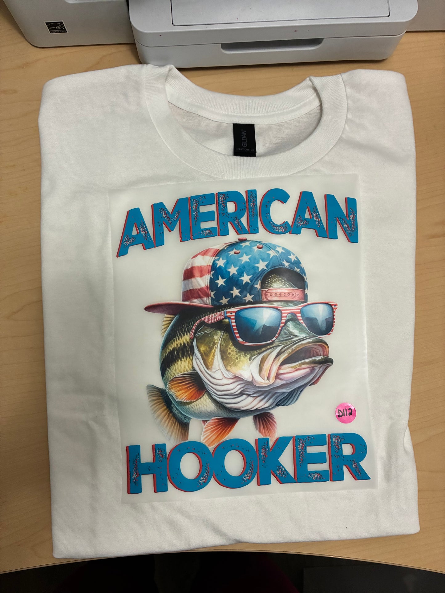 American Fisher T-shirt D112