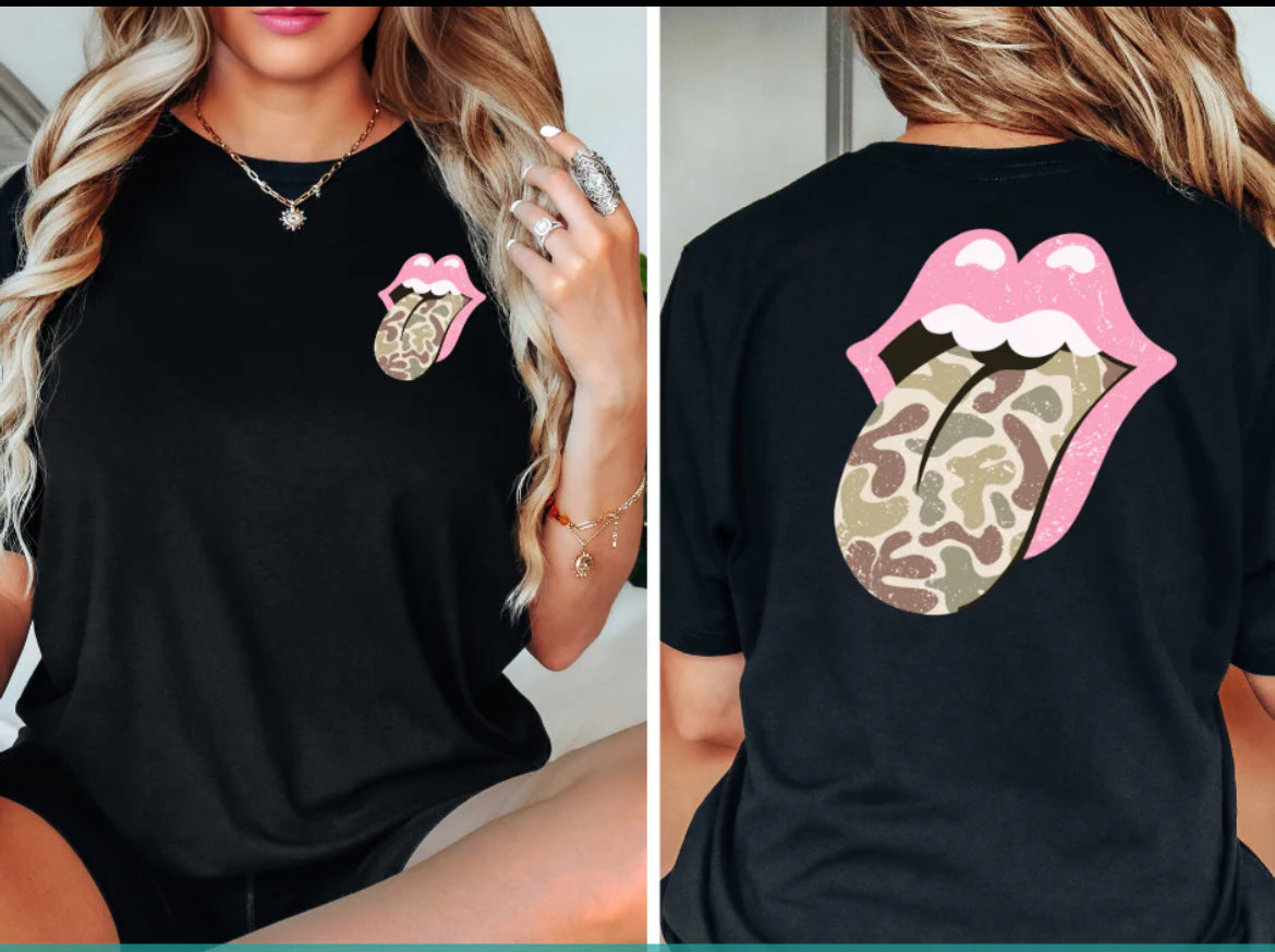 Camo Tongue-DTF print