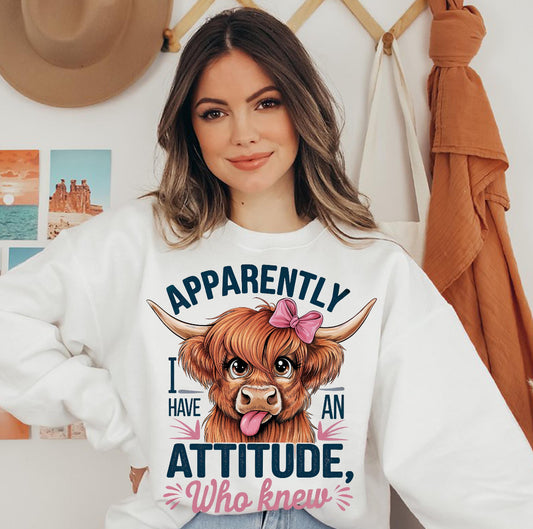 Apparently I have an Attitude Highland Cow-print
