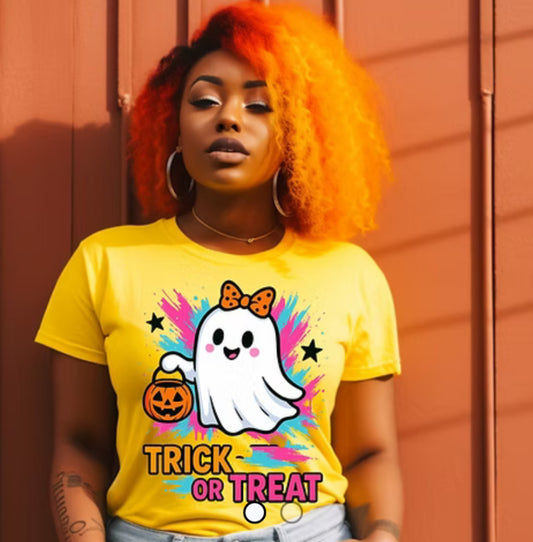 Trick or Treat Boo PNG