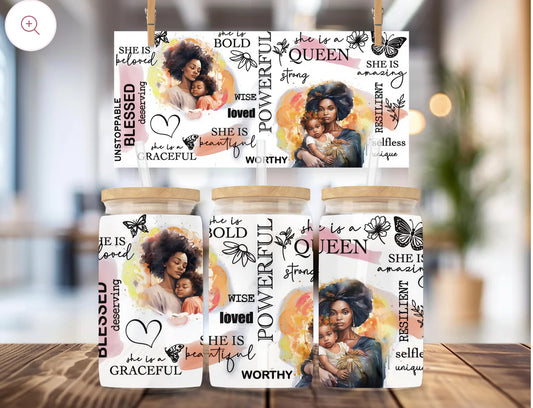 Powerful Queen uvdtf wrap