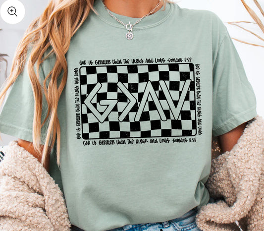 God is Greater screen print