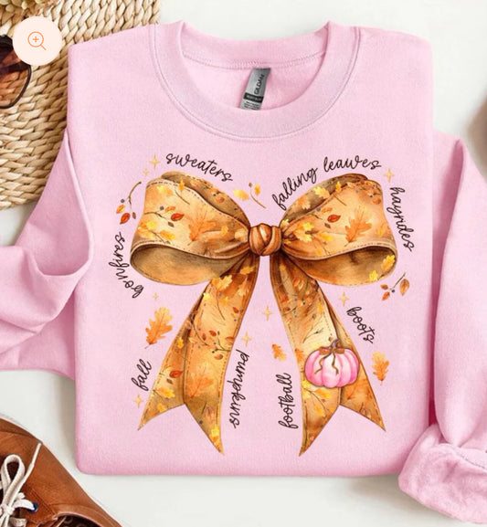 Fall Bow-glitter E39