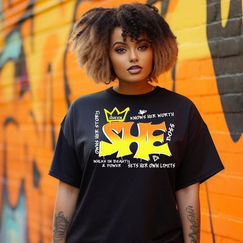 She knows her worth print