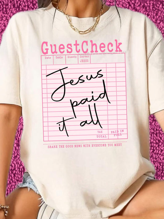 Jesus paid it all