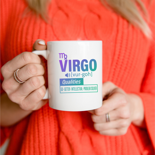 Zodiac Qualities 16 oz ceramic coffee mug